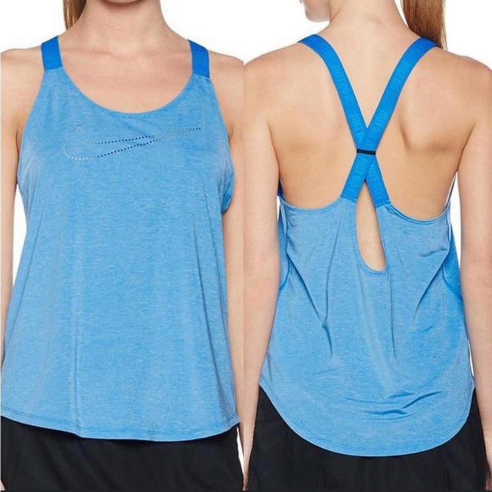 Women's nike bundle blue & purple size medium racerback tank tops